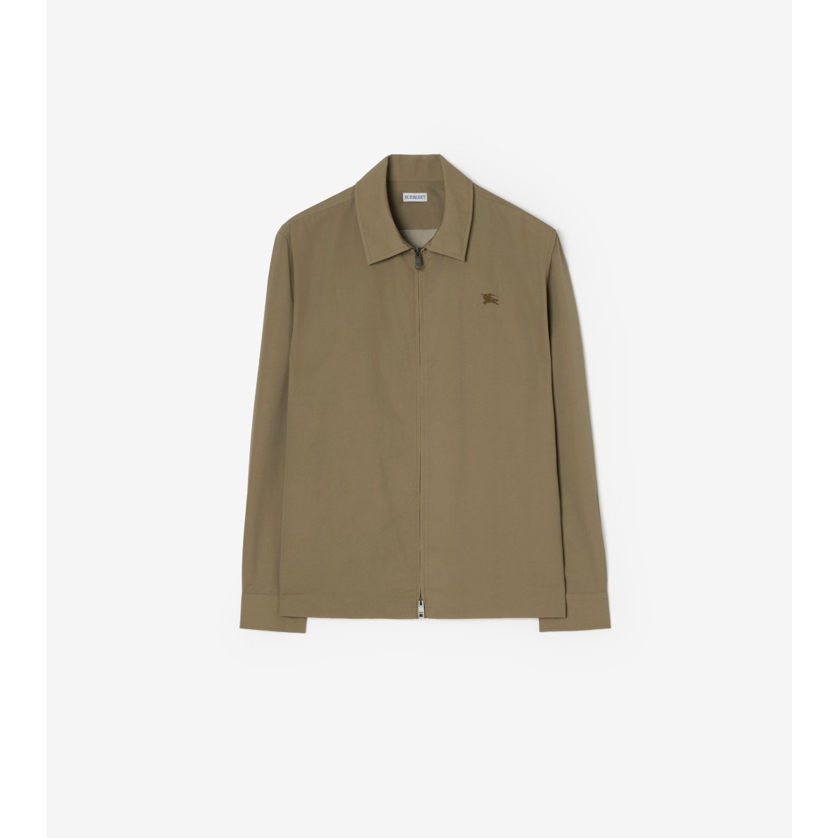  Embroidered Coated Nylon Overshirt