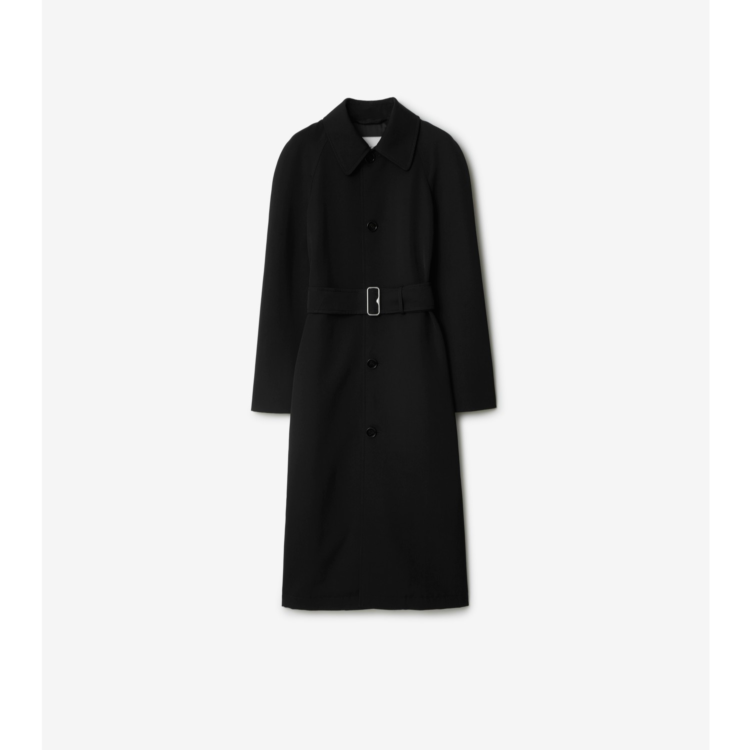 Begrænse Blive Deltage Wool Coat in Black - Women | Burberry® Official