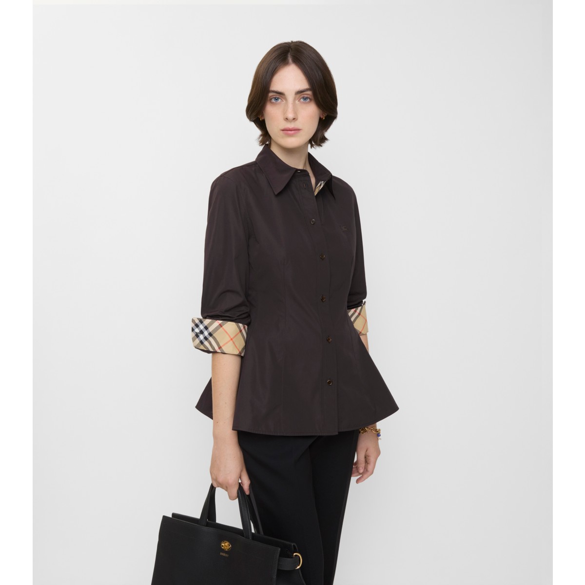  Check Slim Fit Poplin Shirt