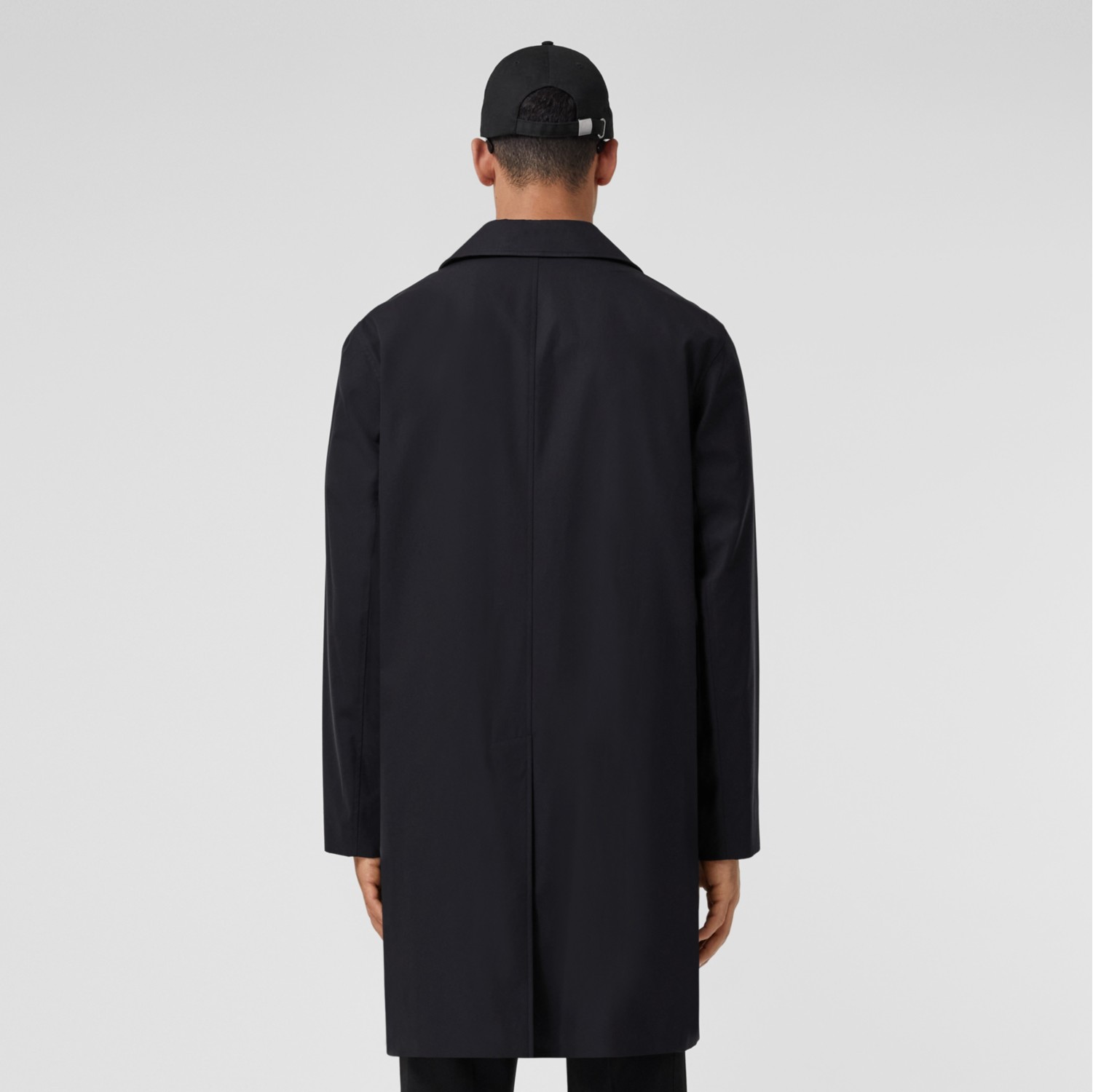 The Pimlico Car Coat in Midnight - Men, Cotton Gabardine | Burberry ...