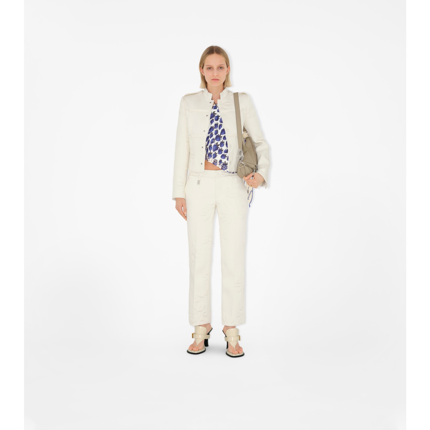 Burberry silk pants online