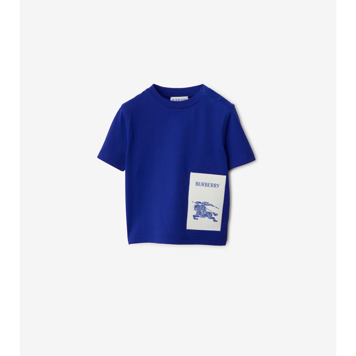 EKD Cotton T-shirt in Knight - Children | Burberry® Official