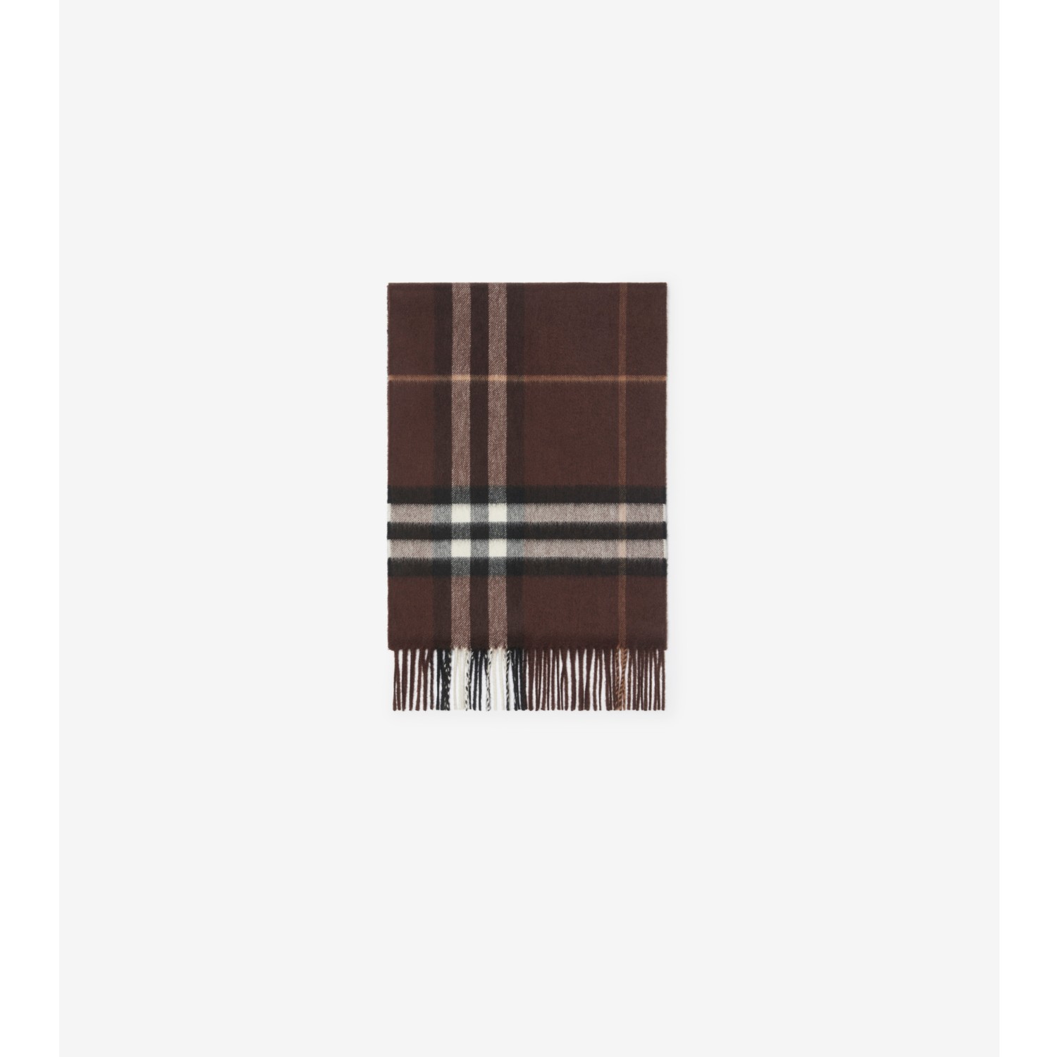 Check Cashmere Scarf