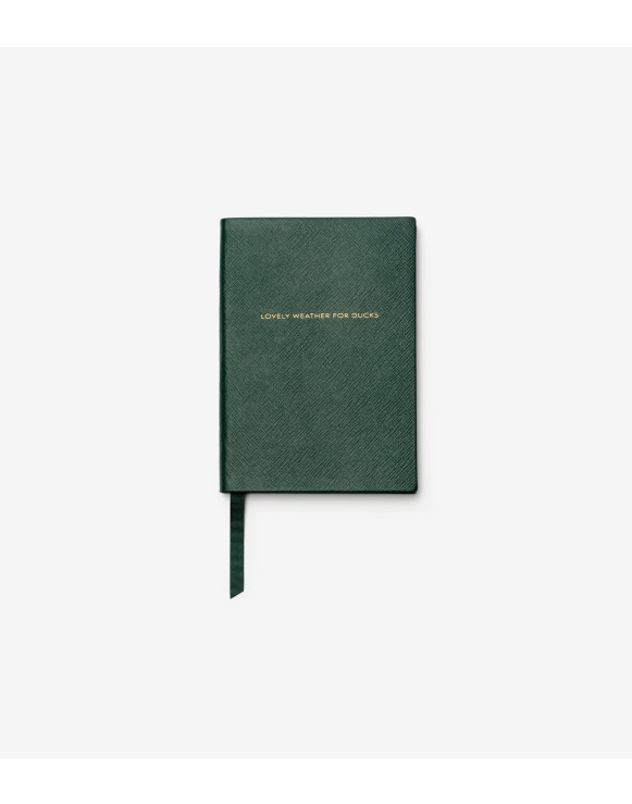 Burberry x Smythson Panama Leather Soho Notebook