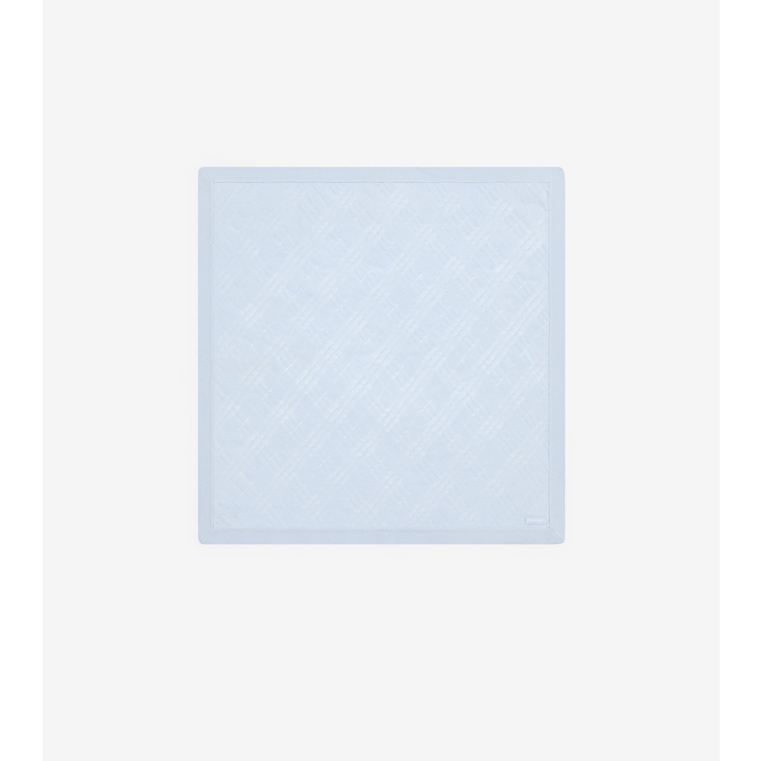 Check Cashmere Baby Blanket
