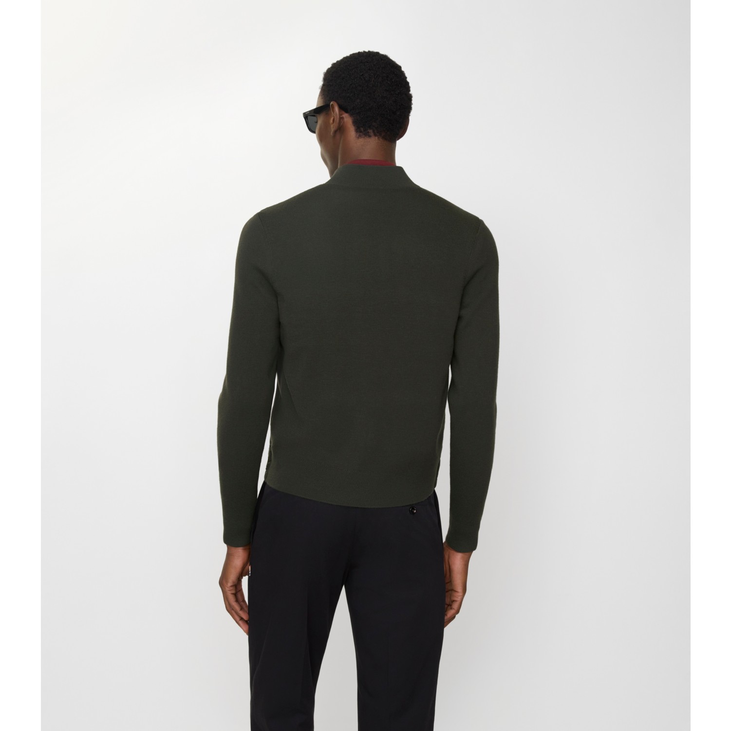 Quilted Nylon and Wool Jacket in Shale green - Men | Burberry