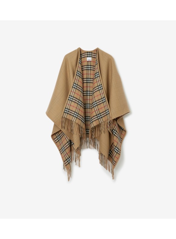 激レア BURBERRY ポンチョ アシンメトリーデザイン - ポンチョ