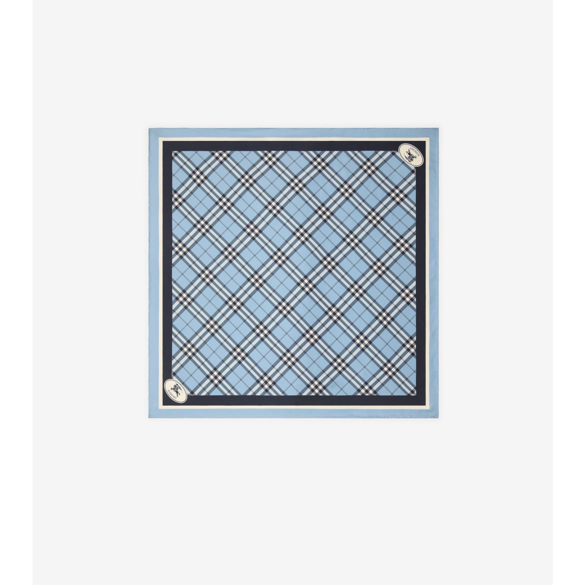 Burberry Check Silk Scarf In Bank