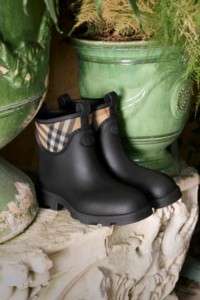 Burberry CVD Campaign featuring Rubber Marsh Stamp Low Boots