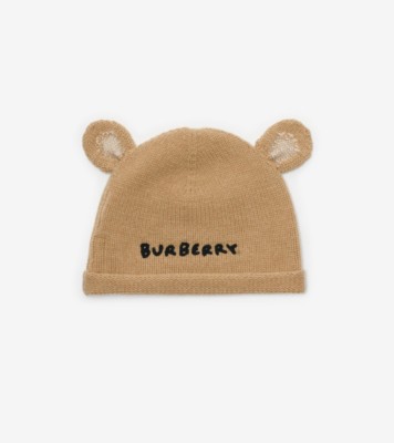新品　BURBERRY バーバリー　キッズ　ニット帽　グレー　54㎝　帽子 6FEB3165-5F90-4CB4-81E3-