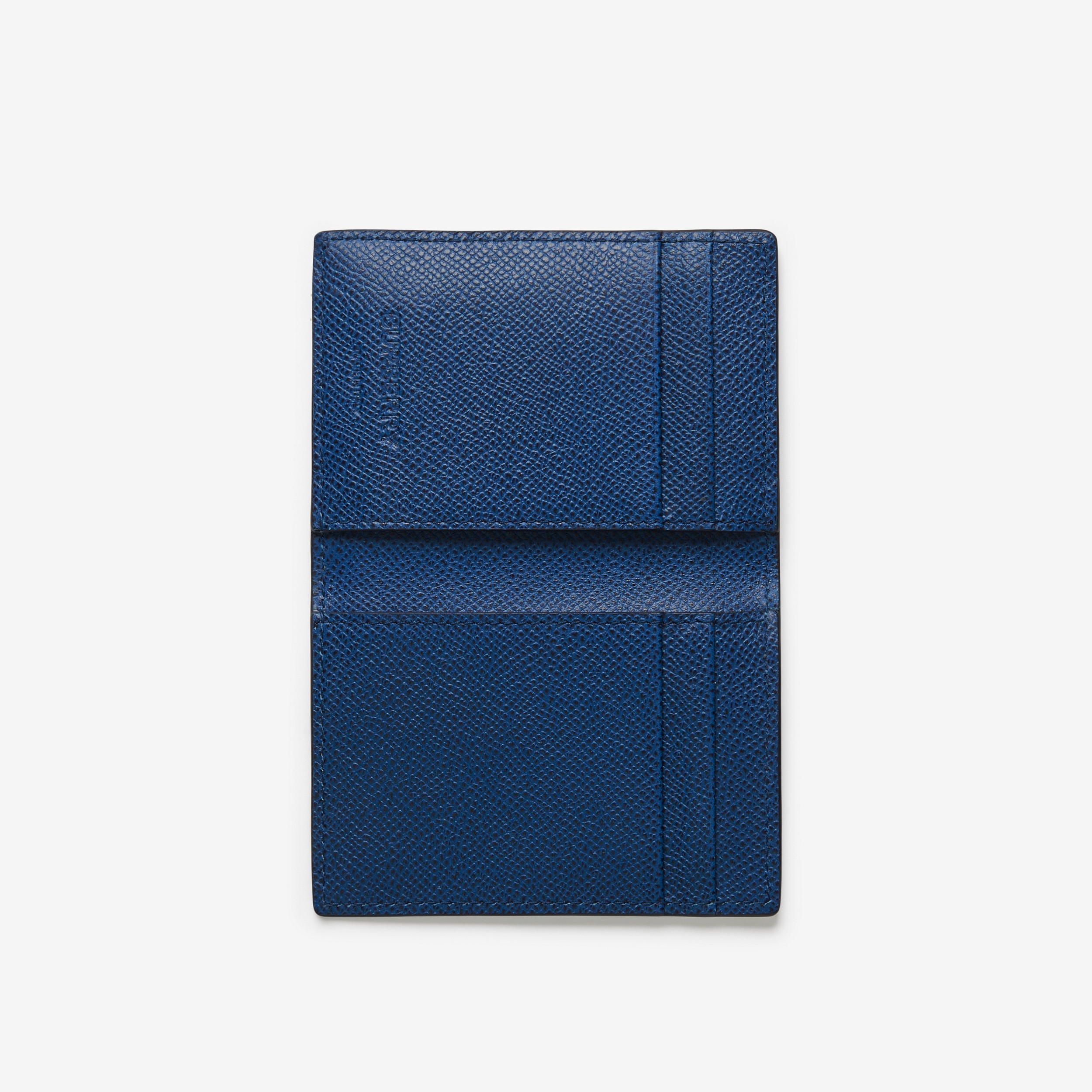 Grainy Leather TB Folding Card Case in Rich Navy - Men | Burberry® Official - 4