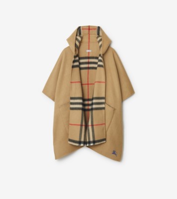 Burberry embroidered 2024 jersey hooded cape