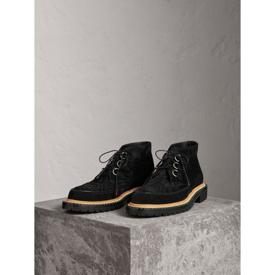 burberry boots mens yellow