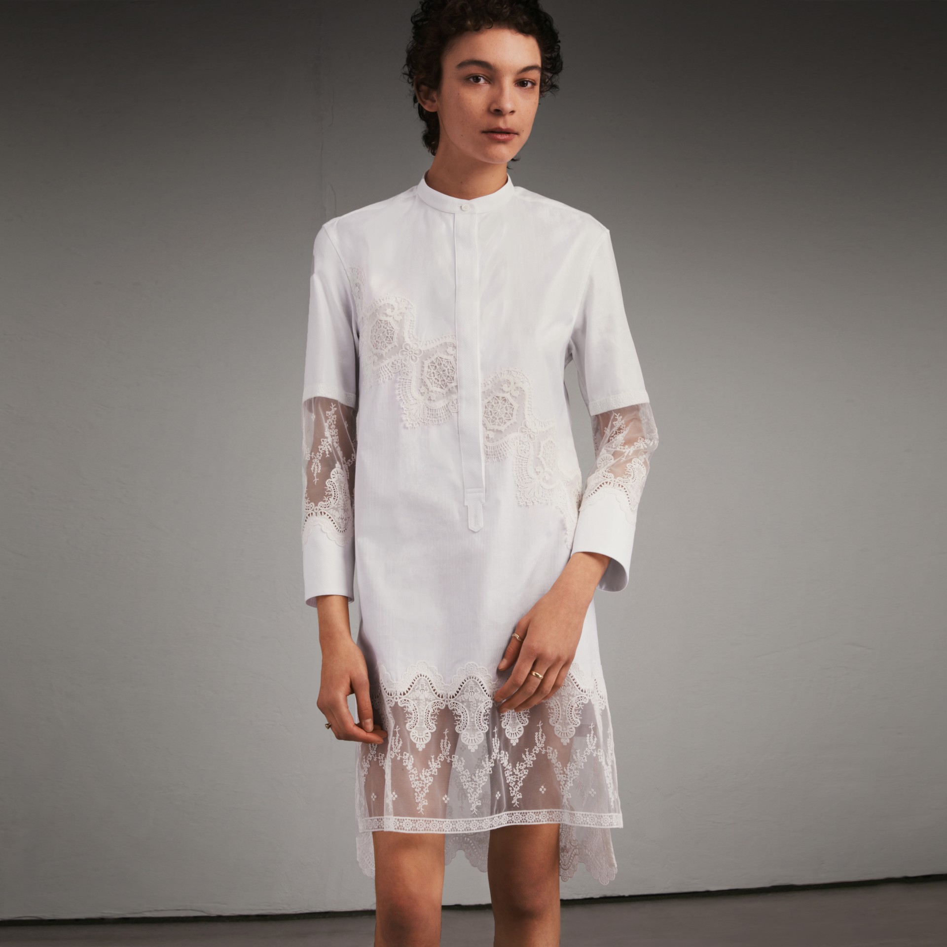 womens shirt dress white