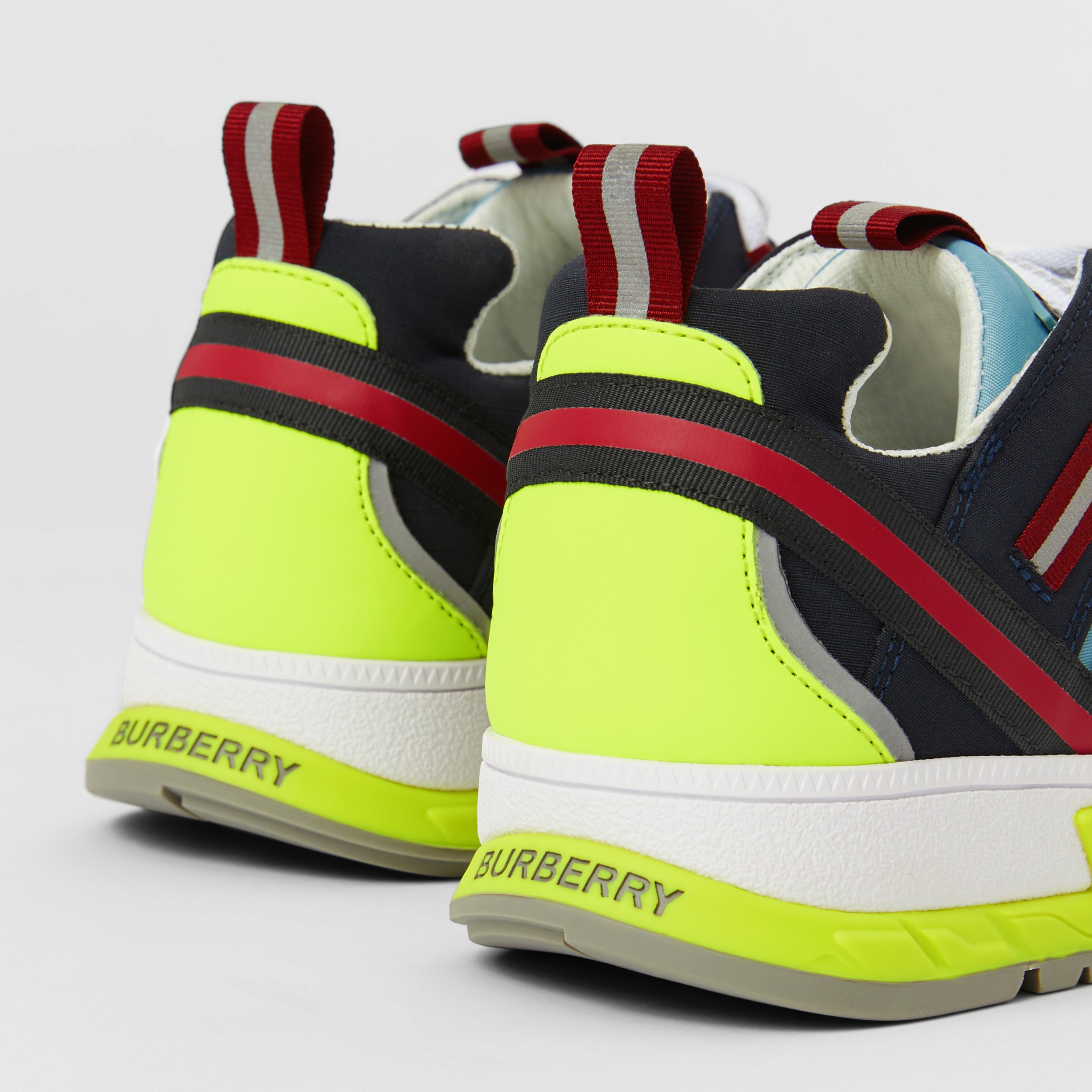 mesh and nubuck union sneakers