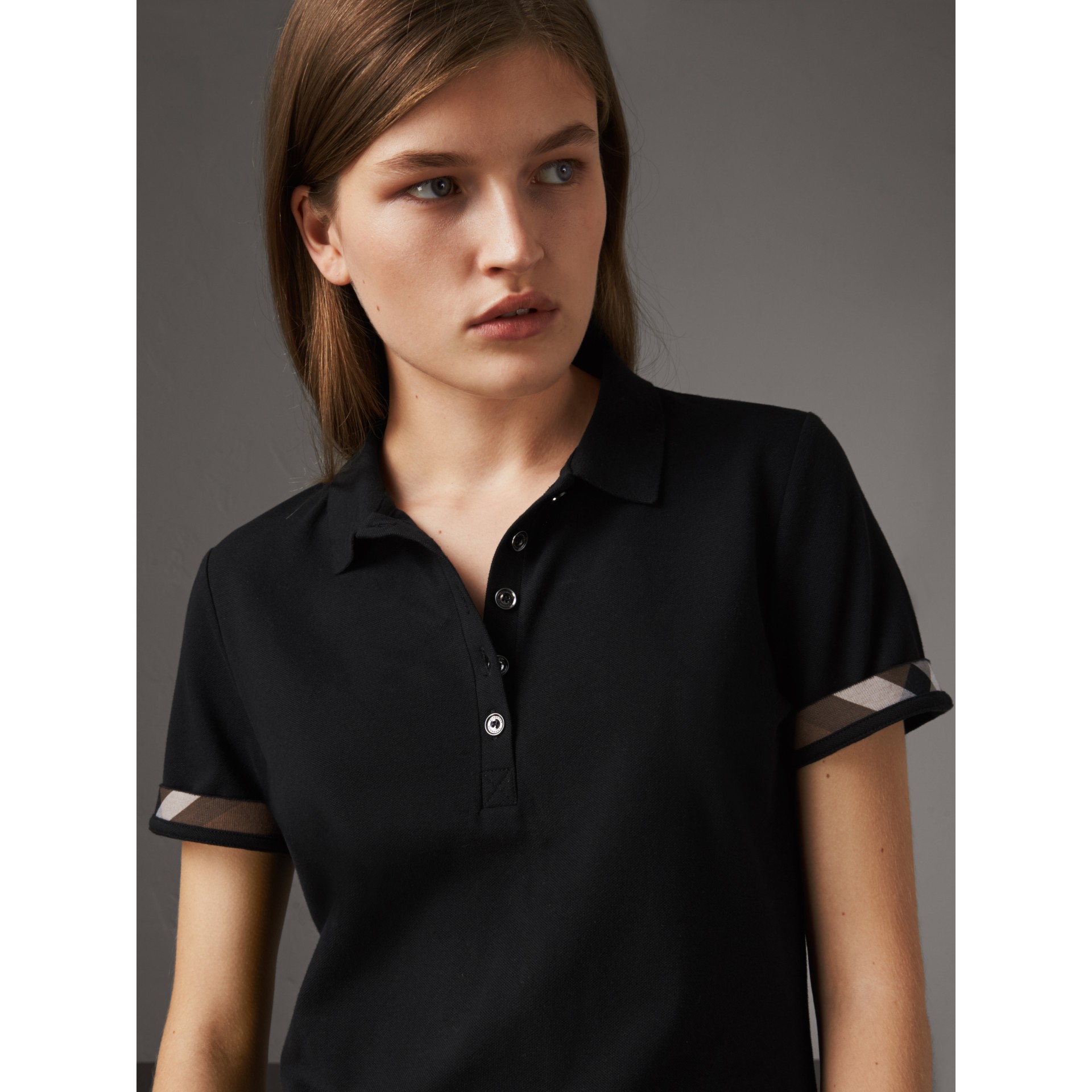 burberry polo black