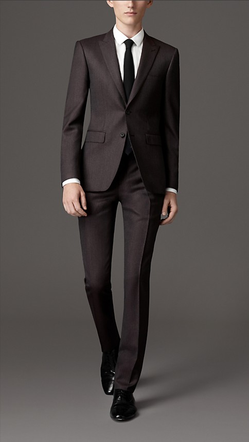 Slim Fit Wool Suit | Burberry
