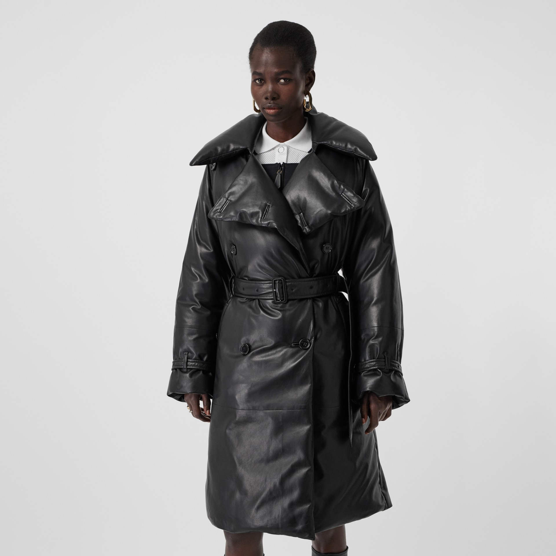 trench down coat