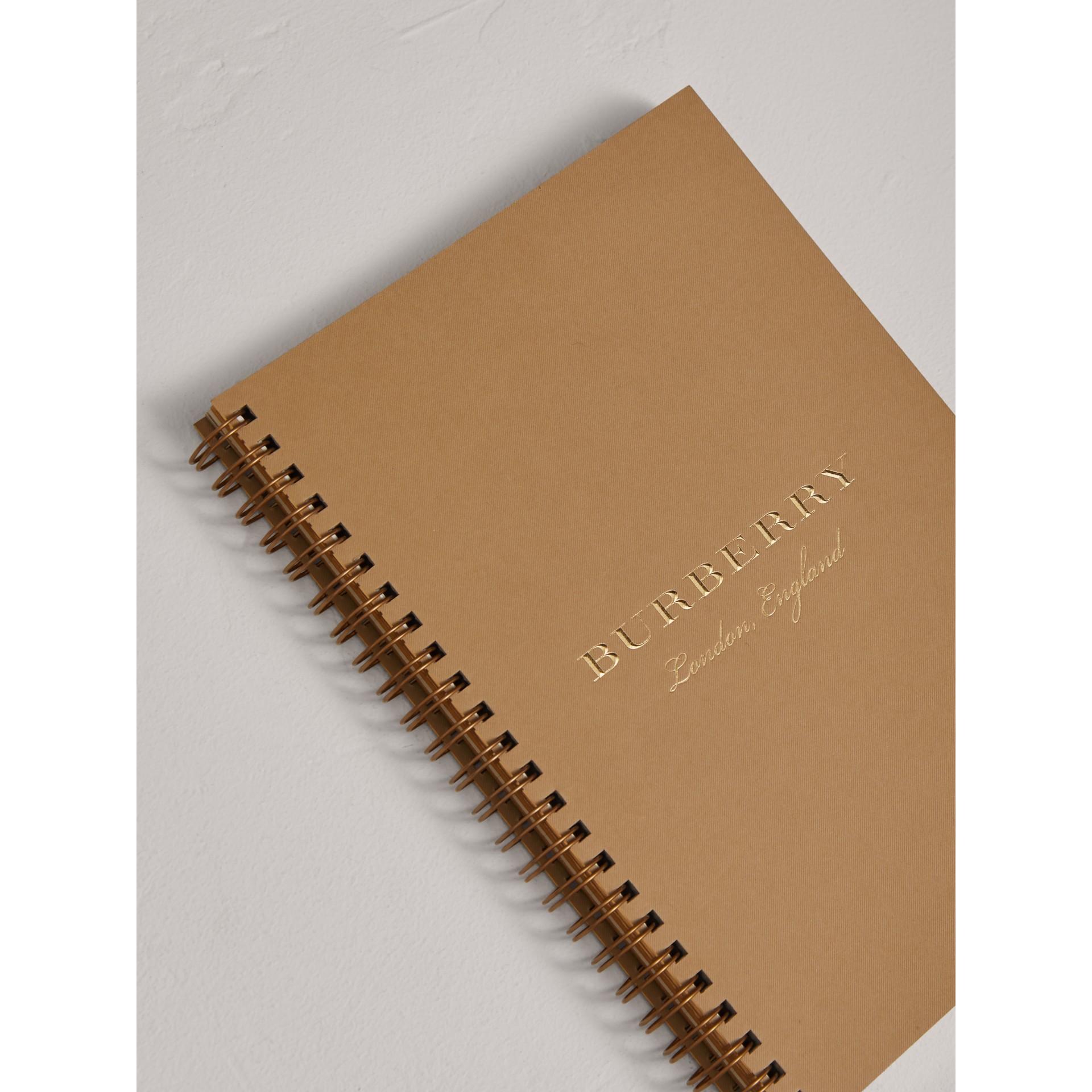 A5 Notebook Refill in Honey Burberry United Kingdom