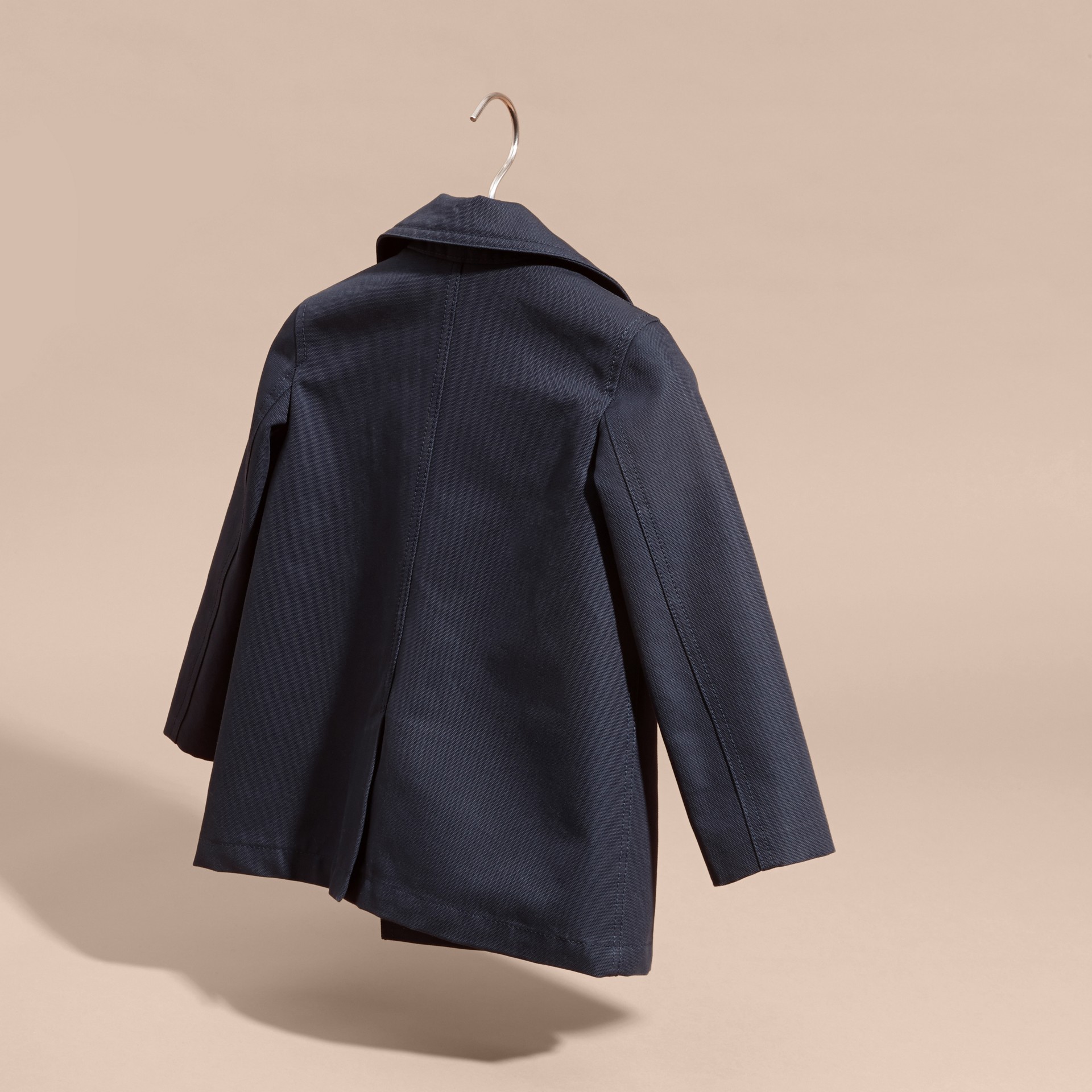 Mens Canvas Trench Coat Tradingbasis Womens Lined Pea Coat Reefer Jacket In Camel