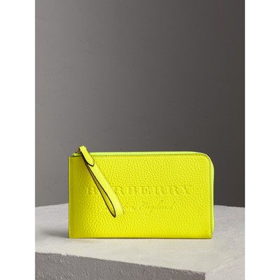 burberry yellow wallet