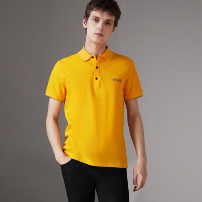 burberry polo yellow