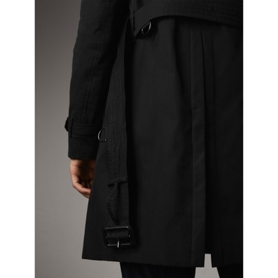 burberry black coat with fur