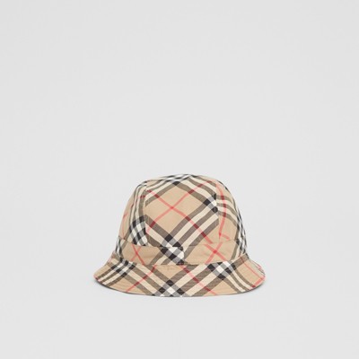 burberry vintage check bucket hat