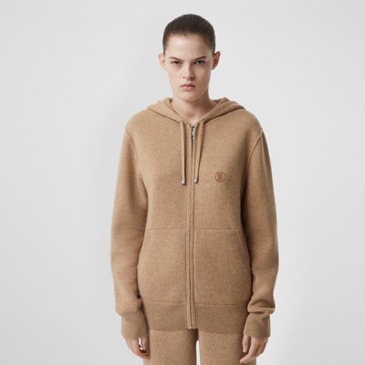 cashmere hooded top