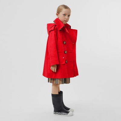 burberry hooded trench coat