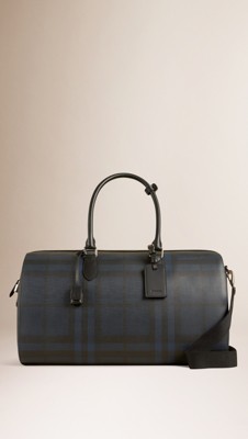 Leather Trim London Check Holdall