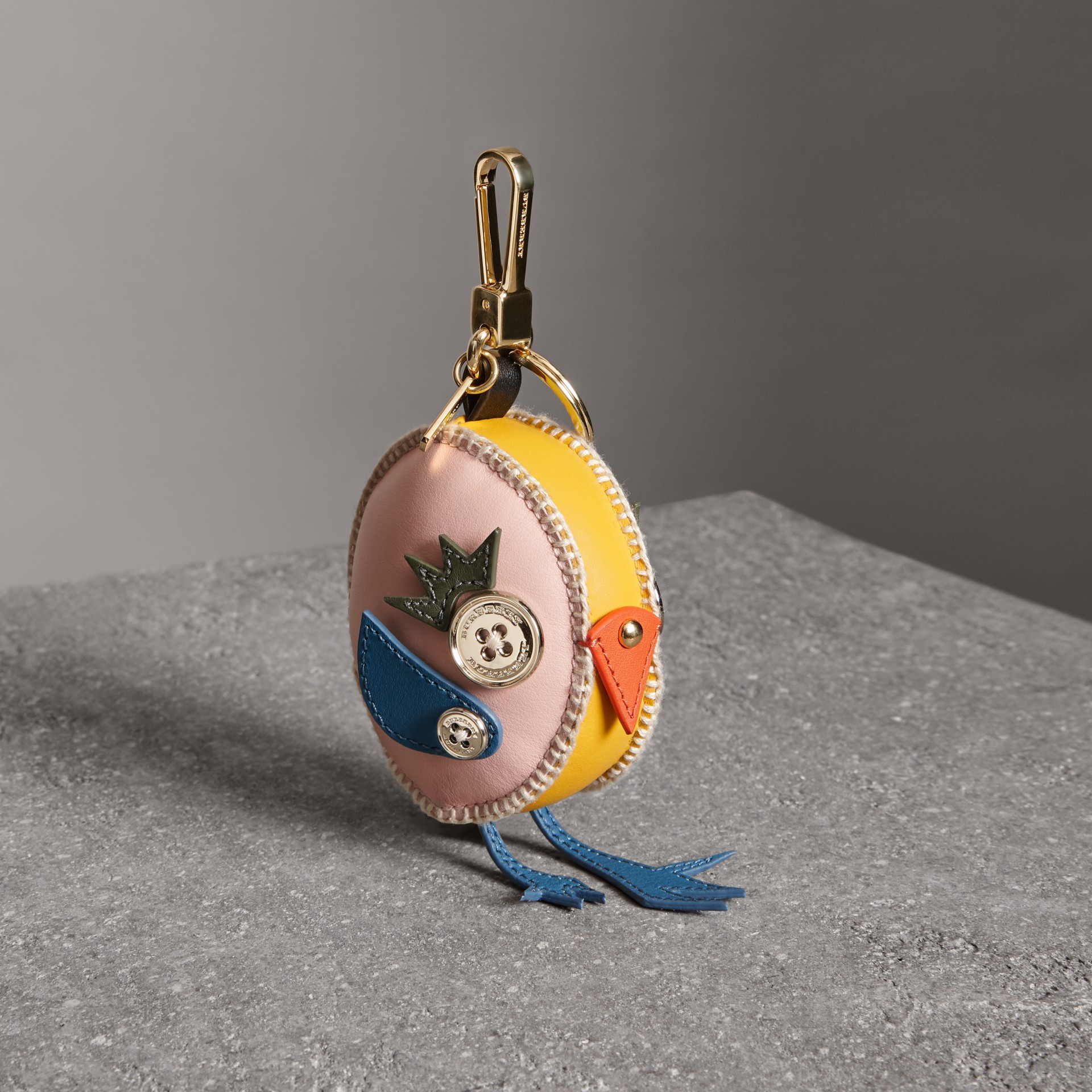 derek 小鸟造型皮革吊饰