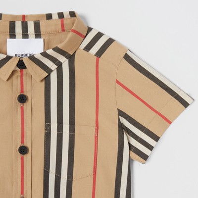 Beige BOWLING SHIRT Burberry T-shirts Beige BOWLING SHIRT Burberry T-shirts