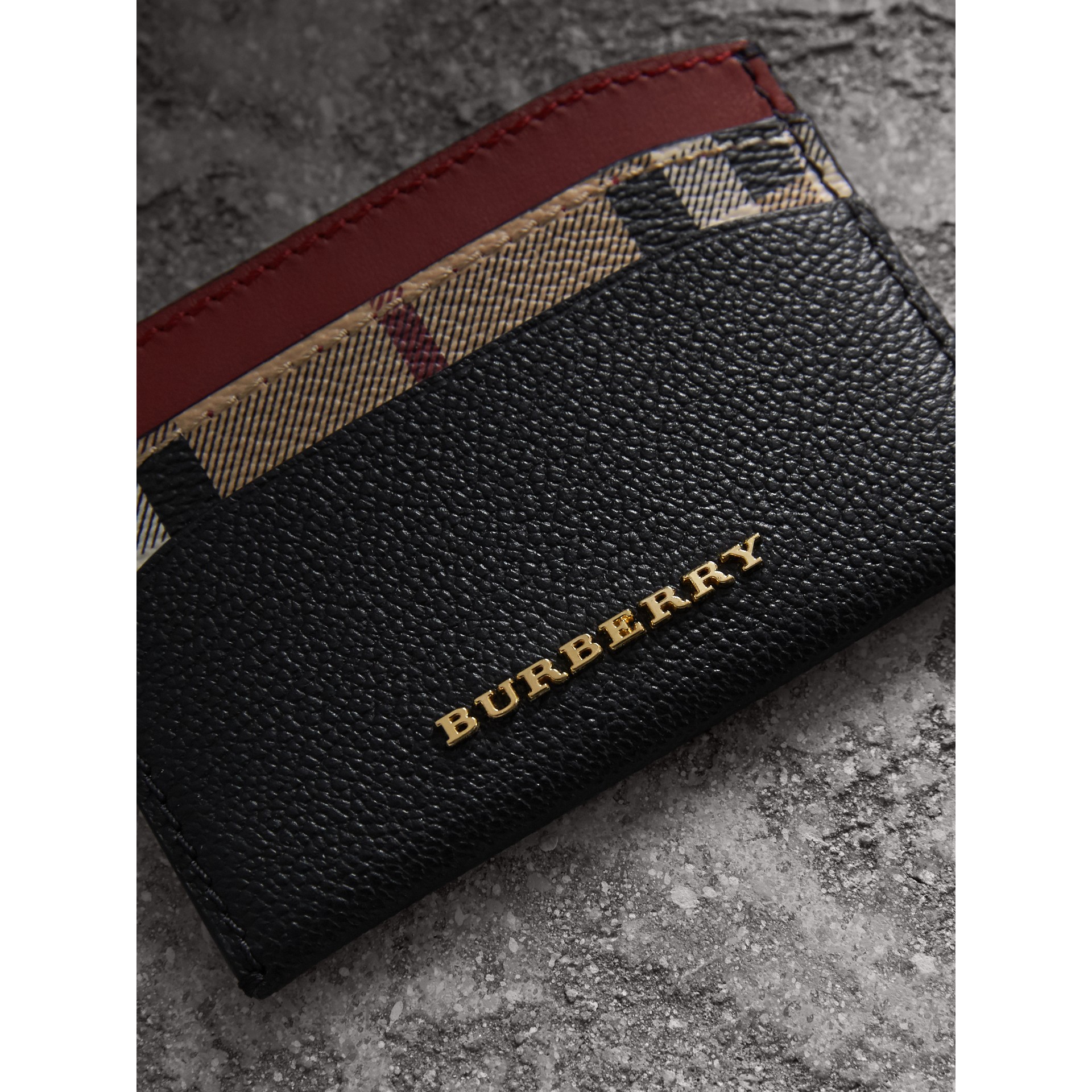 Burberry Haymarket Card Holder Burberry Haymarket Card Holder