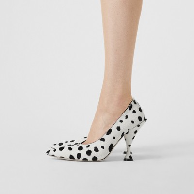 dalmatian print heels