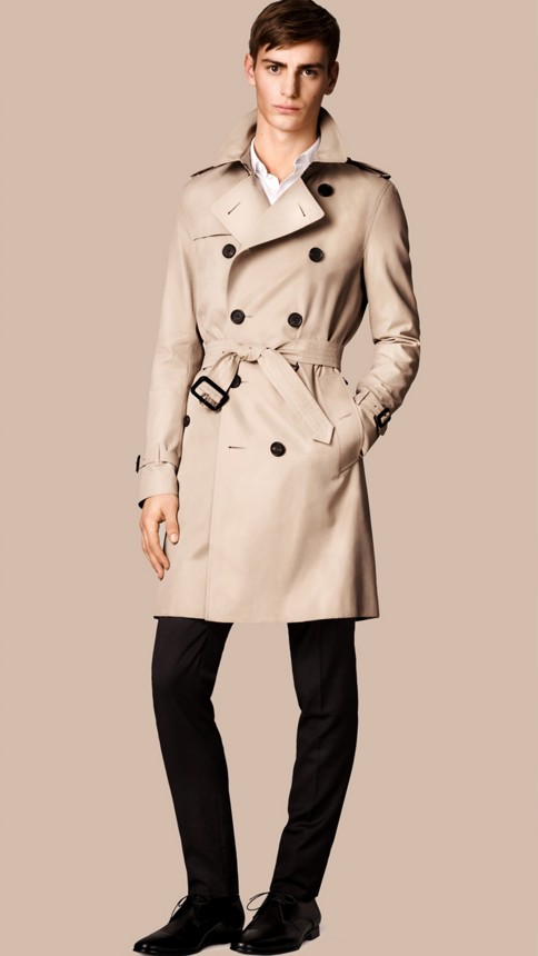 The Wiltshire – Long Heritage Trench Coat Stone | Burberry