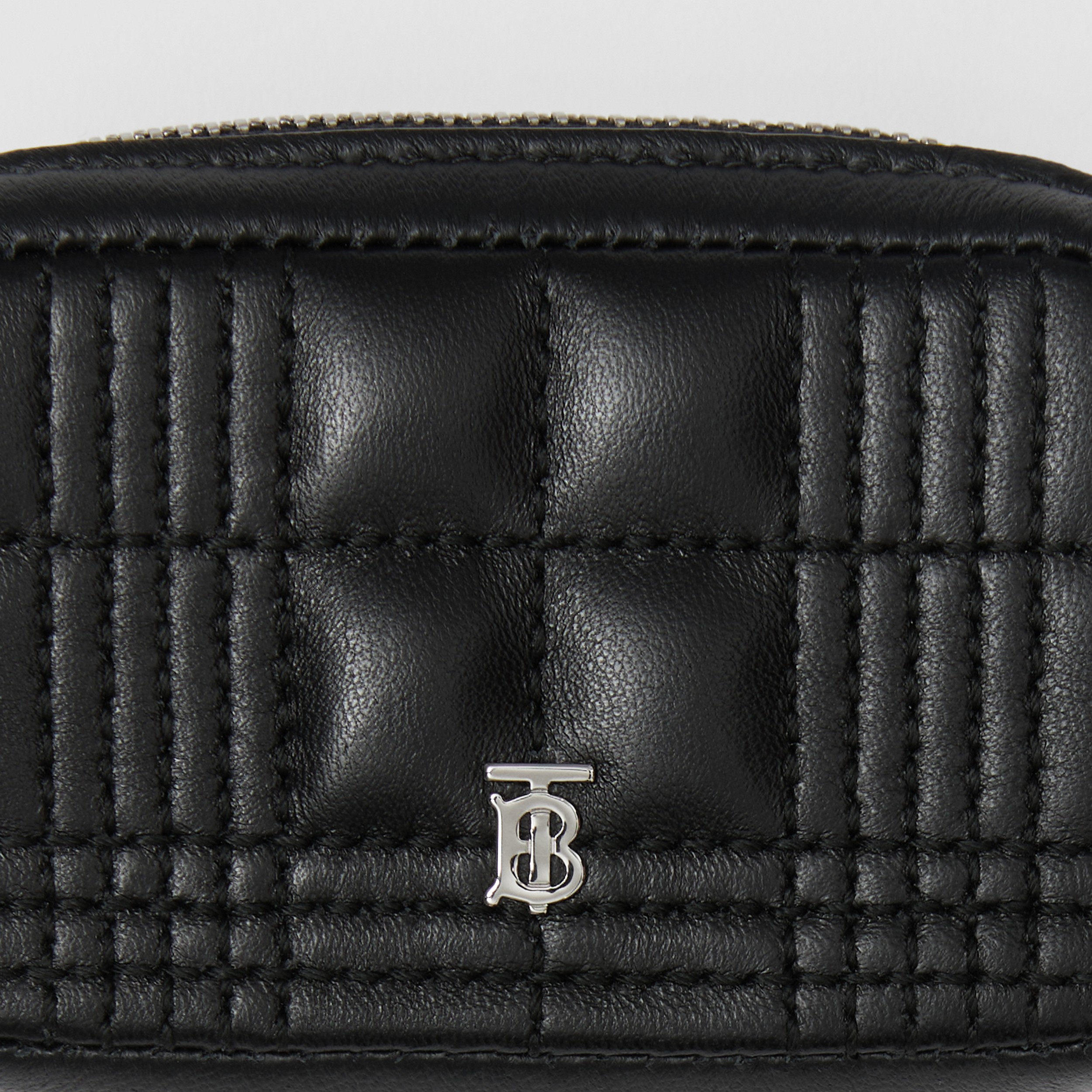 Quilted Leather Lola Pouch in Black - Men | Burberry® Official - 2