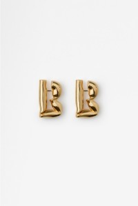Goldene Ohrringe „Packet“