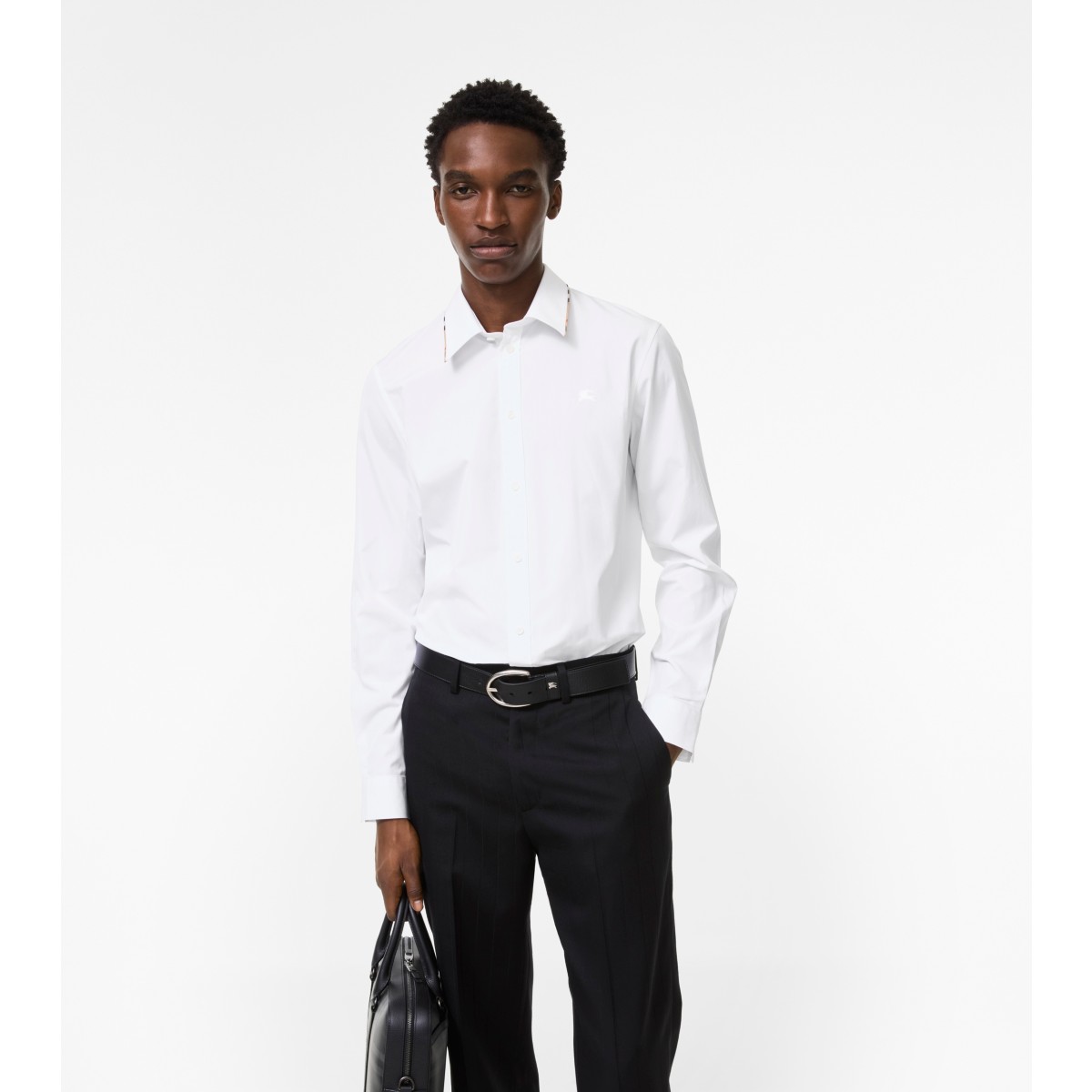  Check Classic Fit Cotton Poplin Shirt