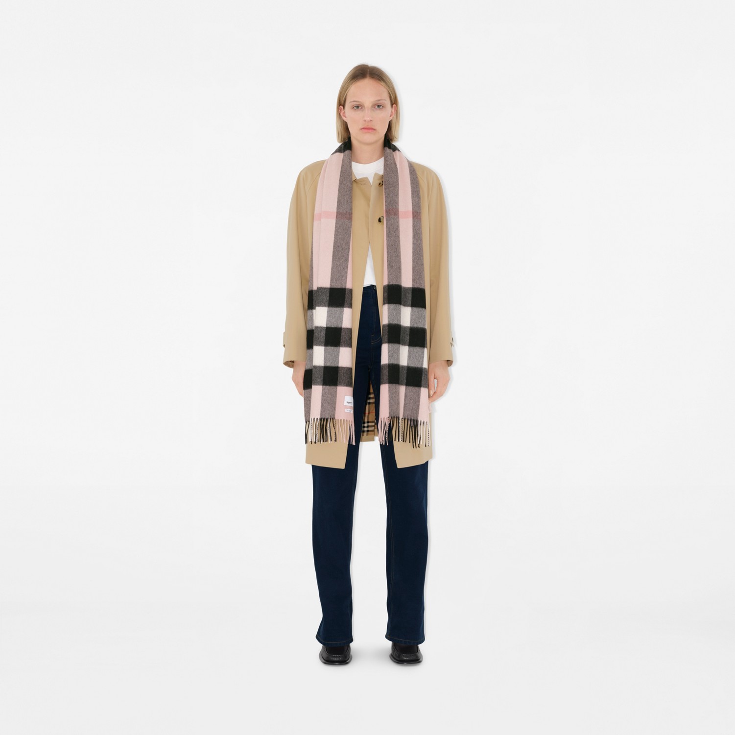 Cachecol de cashmere Check