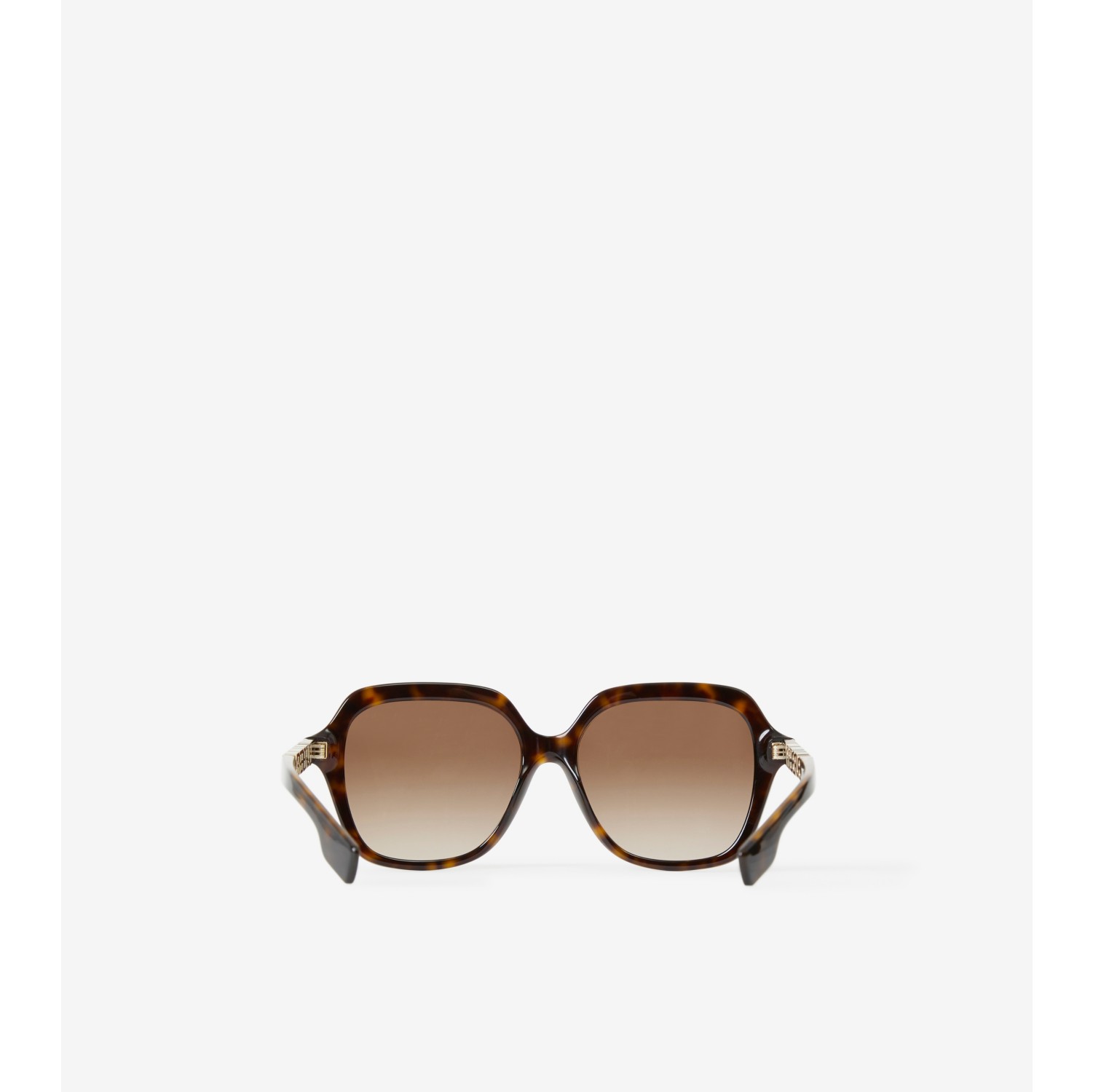 Oversized Square Frame Sunglasses in Tortoiseshell - Women | Burberry® Official