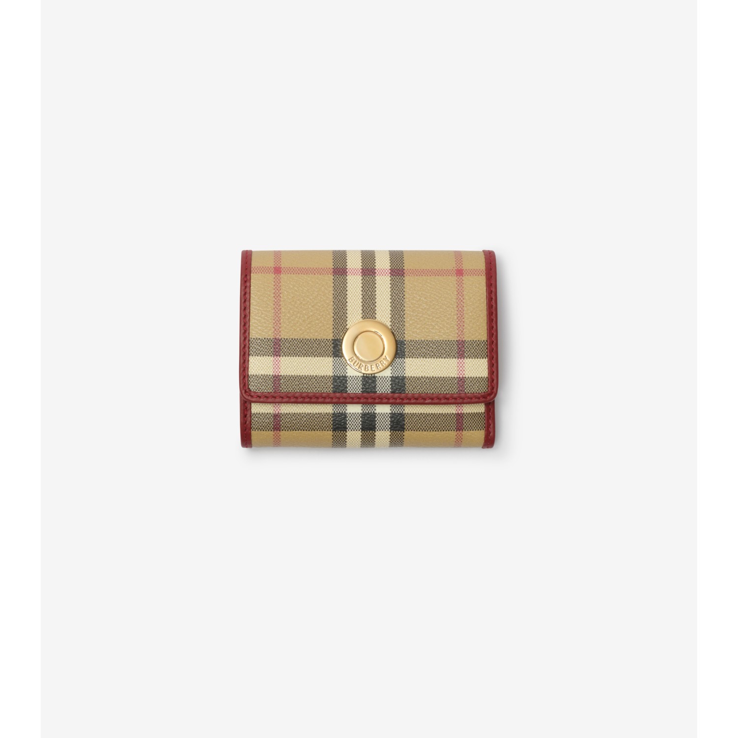 Small Check Folding Wallet - thumbnail 4