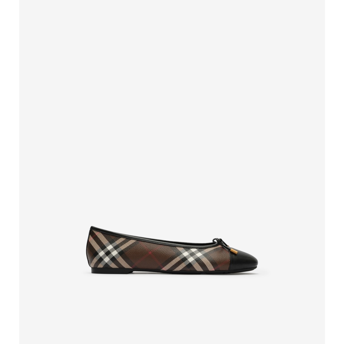  Check Canvas Highgate Ballerinas