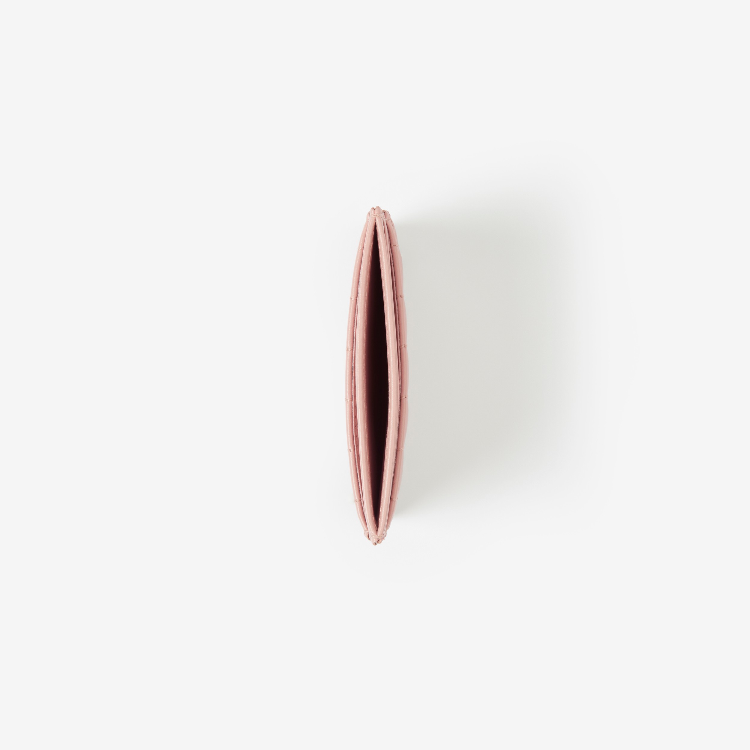 Grainy Leather TB Card Case in Dusky Pink - Women | Burberry® Official - 4