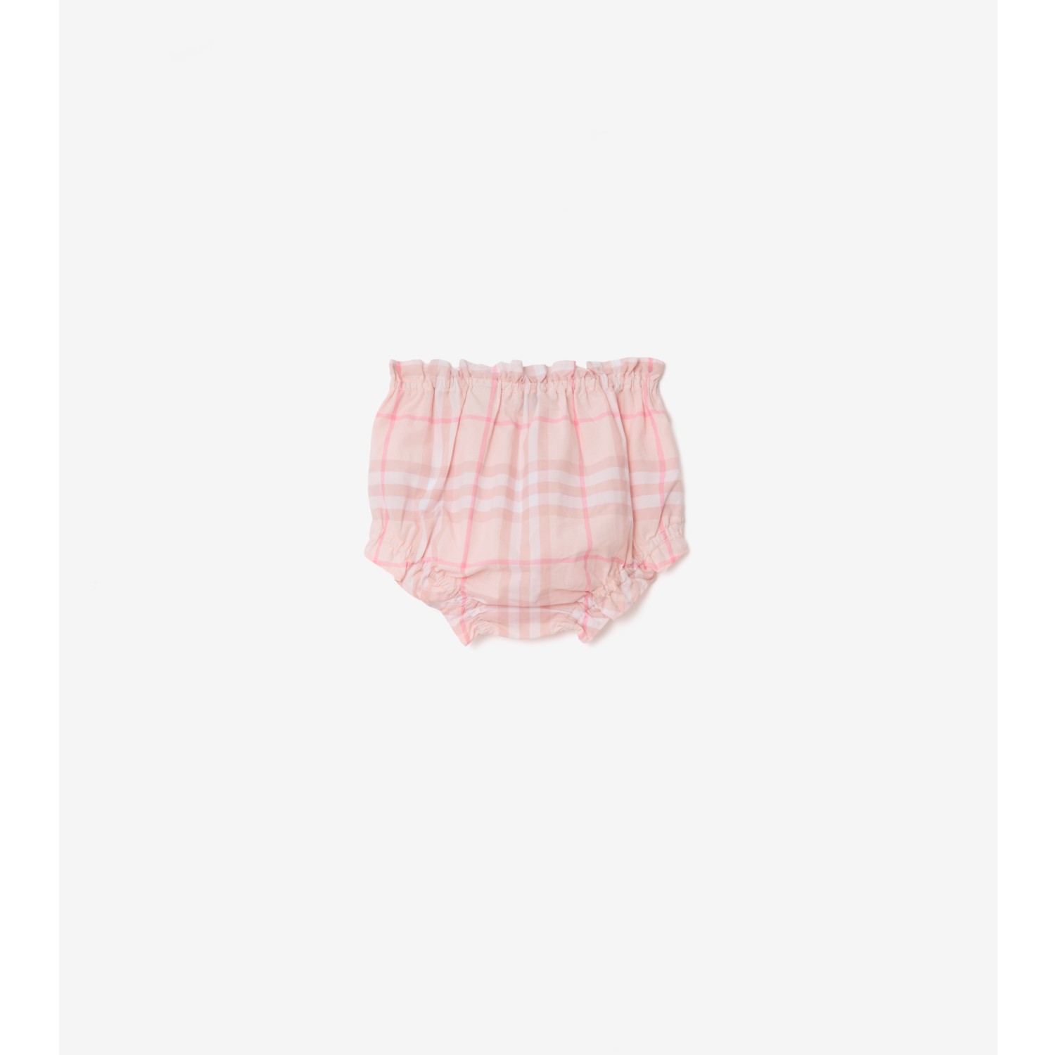 Check Cotton Dress with Bloomers