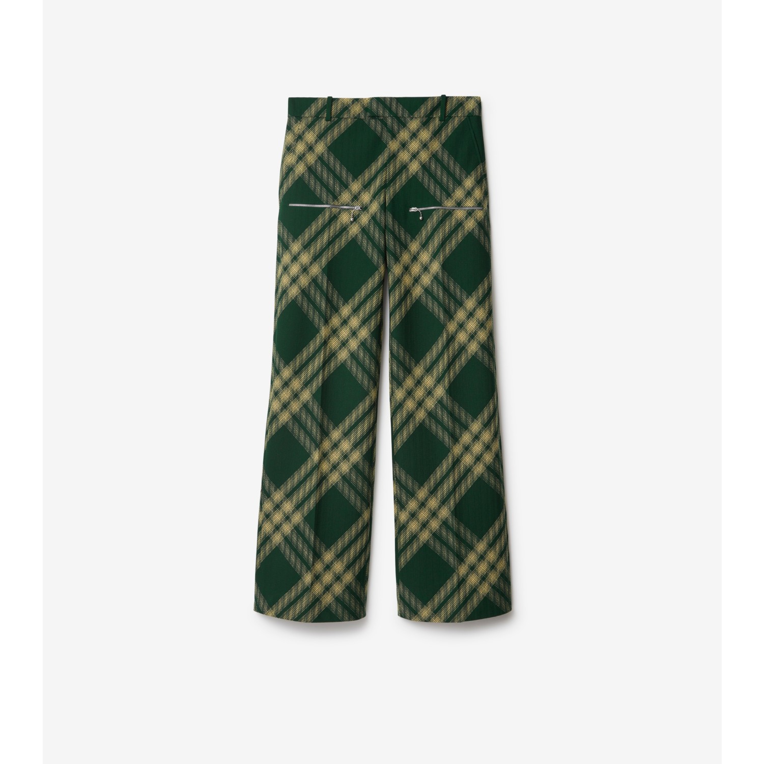 Burberry style clearance check trousers