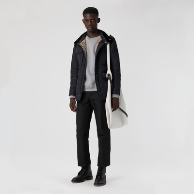 burberry diamond quilted field jacket