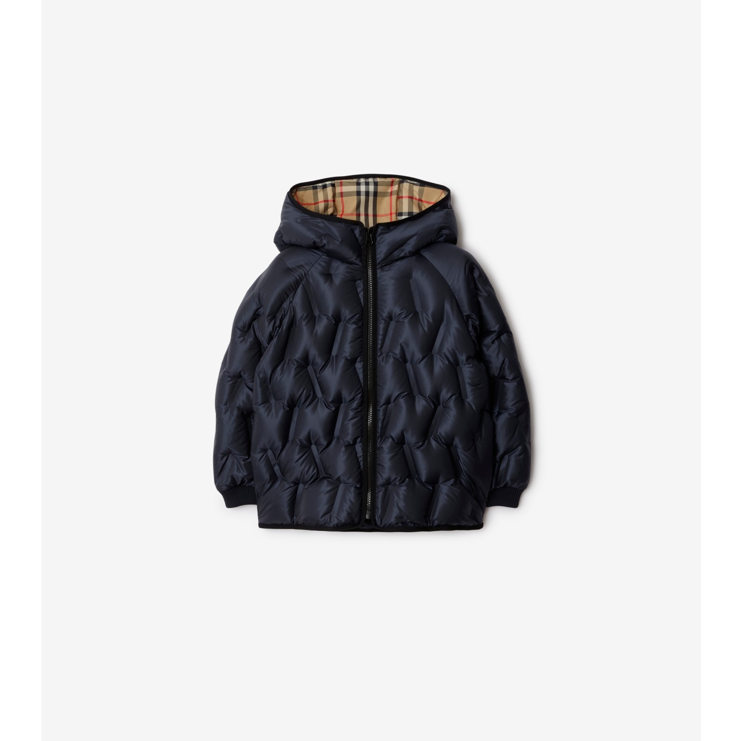 Bonded Puffer Jacket in Navy | Burberry® Official