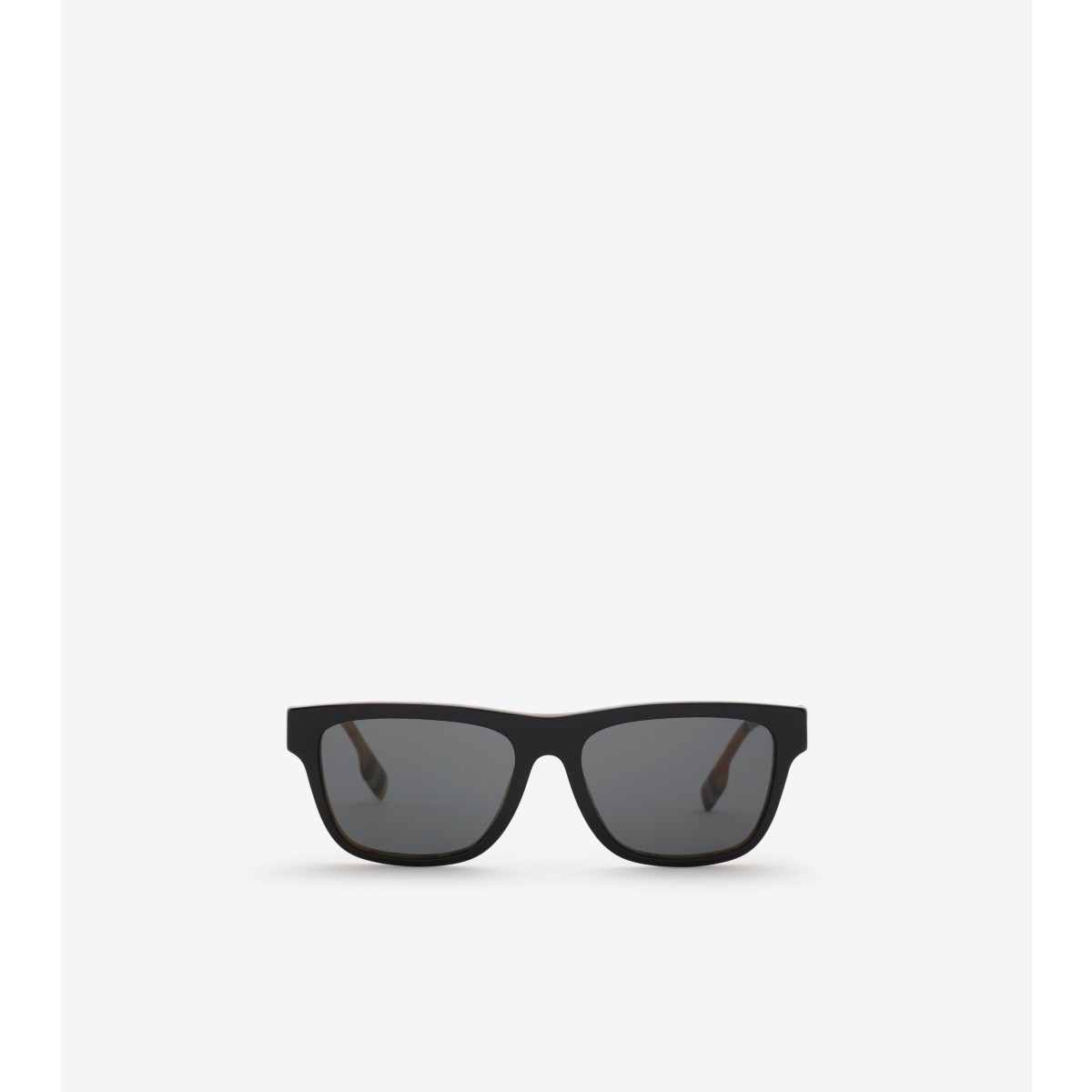  Check Rectangular Sunglasses