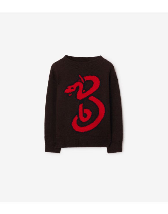 B Snake Wool Sweater